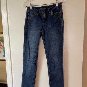 Calvin Klein Womens Skinny Leg Medium Wash Denim Jeans Blue Size 26